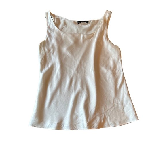 Lafayette 148 New York Tops - Lafayette 148 White Silk Chemise Tank Size 14